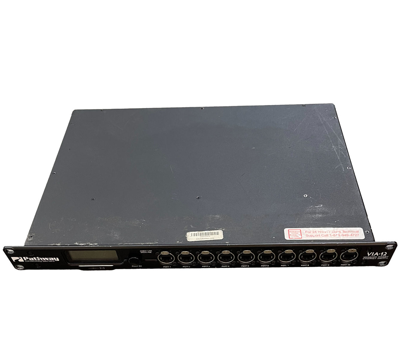 Switch Gigabit 12 Port Pathport VIA12 LC w/Quad OpticalCON